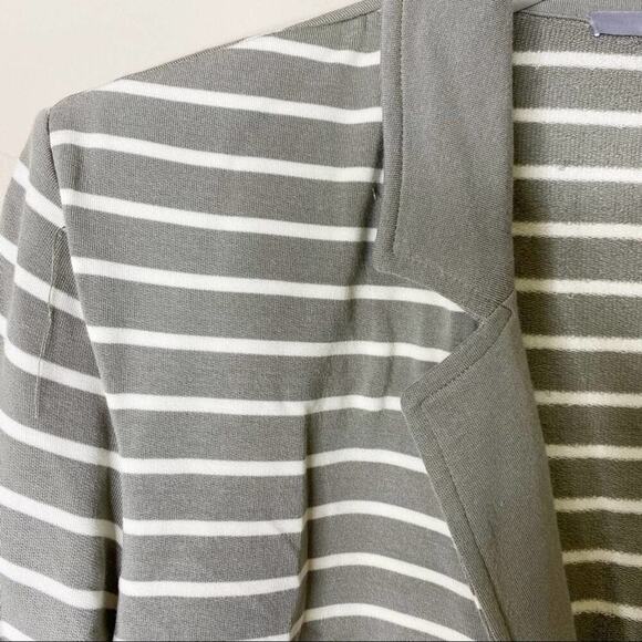 Tart Collection | NEW Stretch Knit Stripe Workwear Career Blazer Size Small - Picture 3 of 6